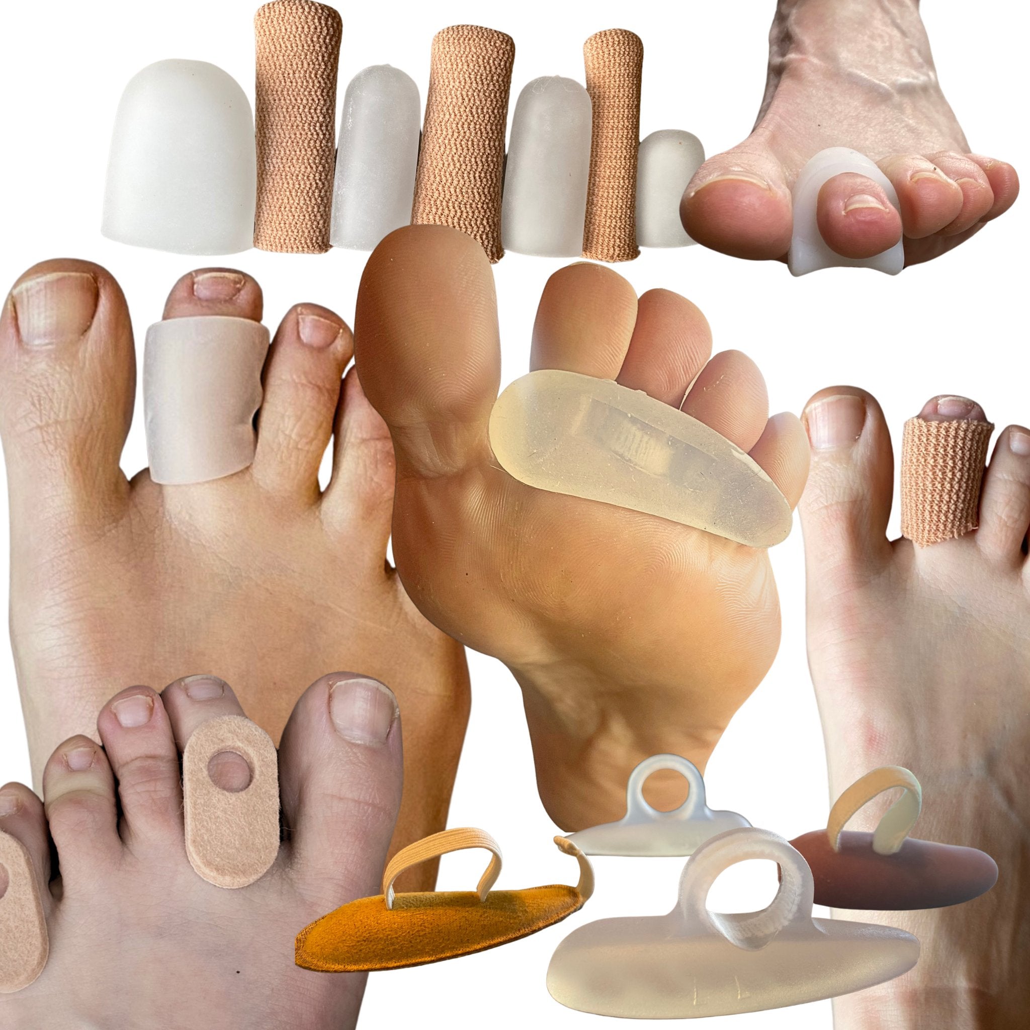 Toe Protectors / Corn pads/ Hammer Toe Splints - DrGaffneyBestFoot