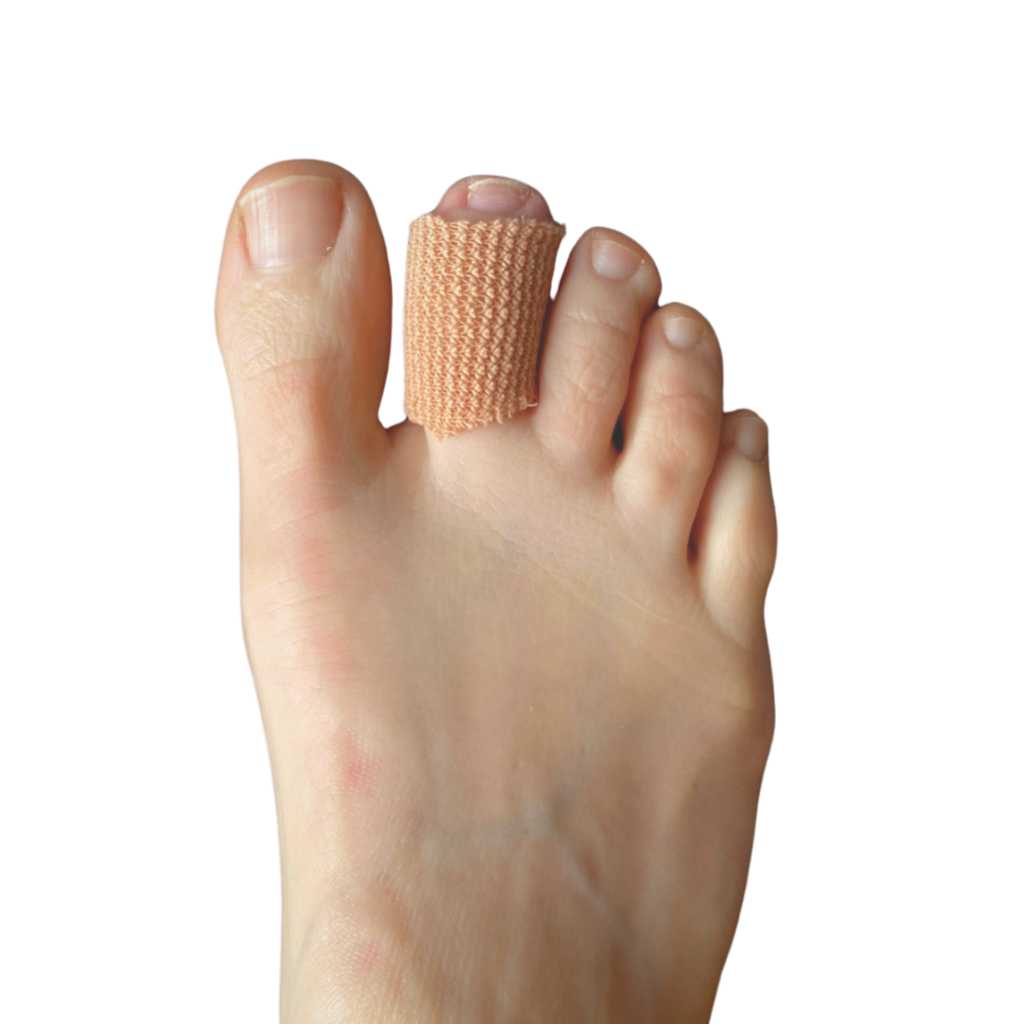 Fabric-Covered Gel Toe Tube