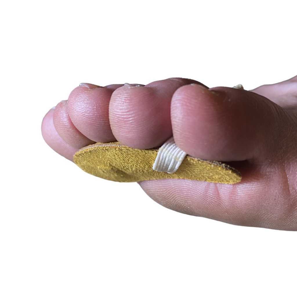 Hammer Toe Splint - Suede Fabric Crest Pad