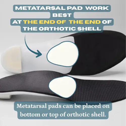 Metatarsal Pads (adhesive felt) for Ball of the Foot Relief